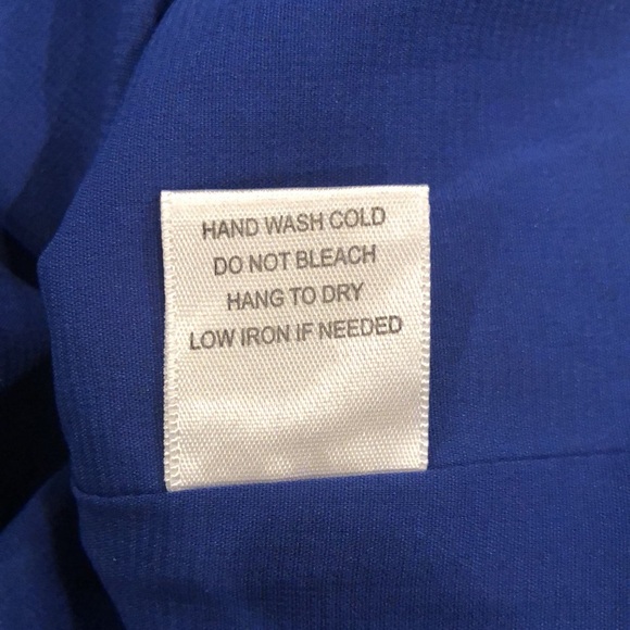 Skies Are Blue Paisley Print Royal Blue Razor Back Dress Size XLarge - Picture 8 of 9